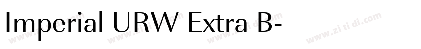 Imperial URW Extra B字体转换 Imperial URW Extra B字体转换